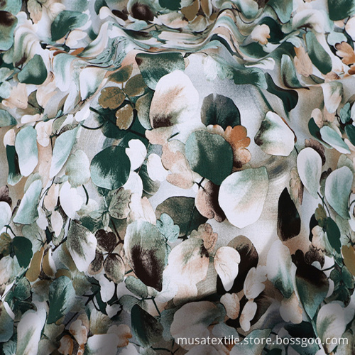 Floral Print Woven Rayon Printed Dress Viscose Fabric